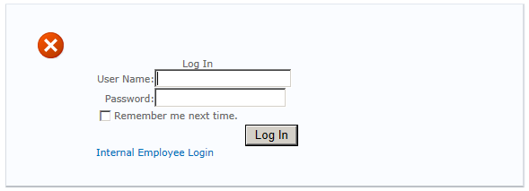 Custom Mixed Mode Login Page